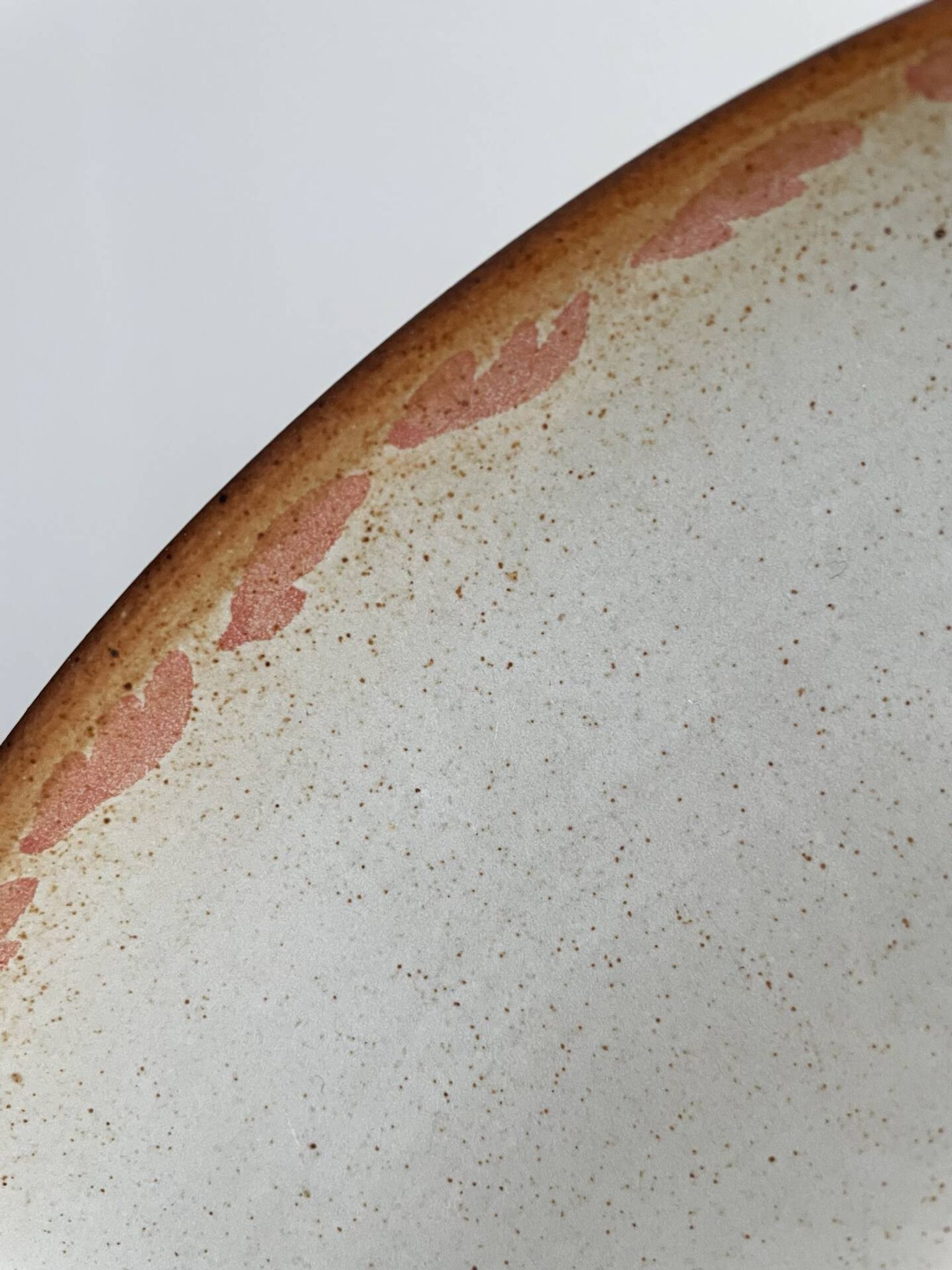 Glazed stoneware dish – France, mid-20th century