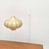 Modern mid-century Cocoon pendant lamp by Friedel Wauer for Goldkant Leuchten, Germany, 1960s.