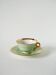 Mint Green and gold pastel lunch, 1950