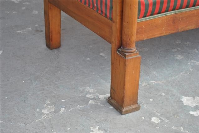 Seat style Empire early 1900s mahogany