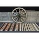 1970s vintage Turkish hand-knotted wool cotton white runner rug 84x259