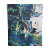 Tableau ancien Moulin  de corps Aveyron