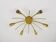 J.T. Kalmar Sun Lustre in Brass Mid-Century, Austria, 1950s