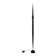 Lampadaire Gilles Derain pour Lumen “Flame”, 1980