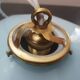 Old suspension lamp opaline blue hexagonal Art Deco 1930 TBE Ø 26.3 cm