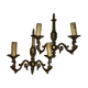 Pair of Louis XV style bronze wall sconces