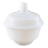 Sugar bowl in white opaline – 1960s/70s