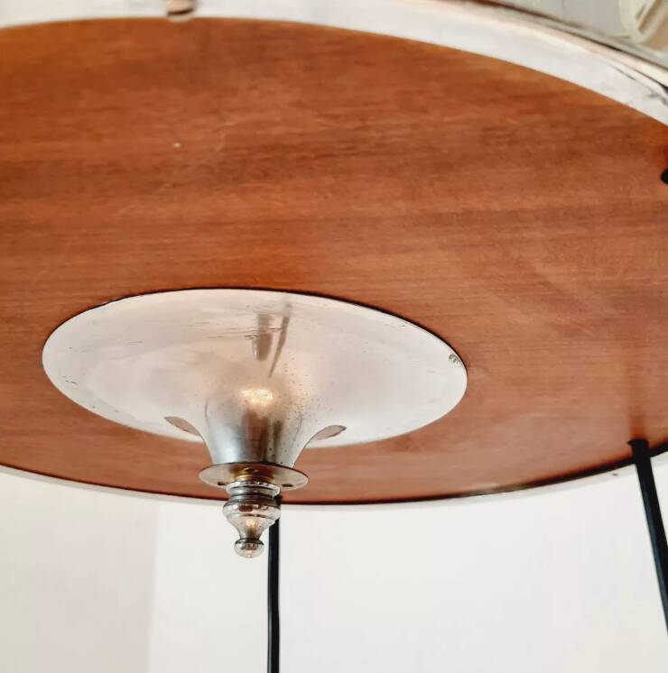 Cascade chandelier - vintage - steel and glass