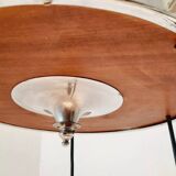 Cascade chandelier - vintage - steel and glass