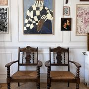 Paire de fauteuils dans le goût de Charles Dudouyt 1940