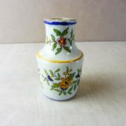 Ancien vase décor fleurs, Foumaintreaux Gabriel
