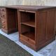 Bureau de notaire, meuble de métier, bois, vintage, début XXème.