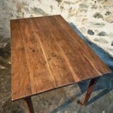 Antique French oak table, 19th century.