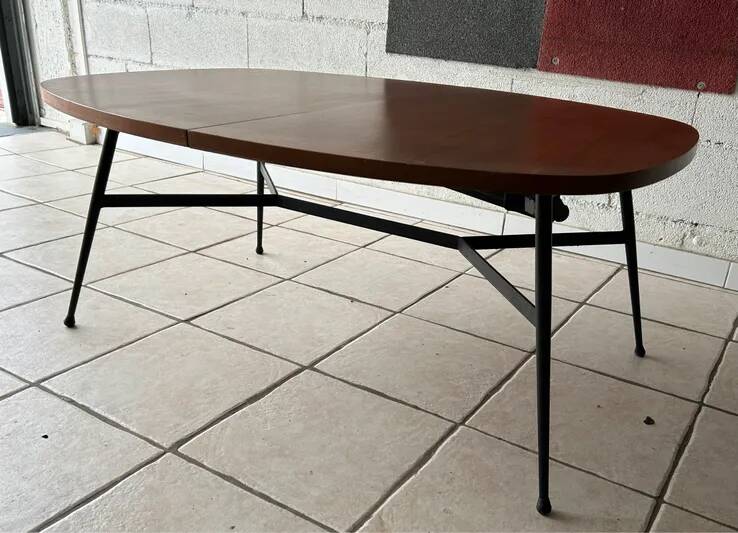 Scandinavian vintage teak evolving table