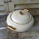 Soup tureen - vegetable bowl Villeroy & Boch Mettlach ivory and gold