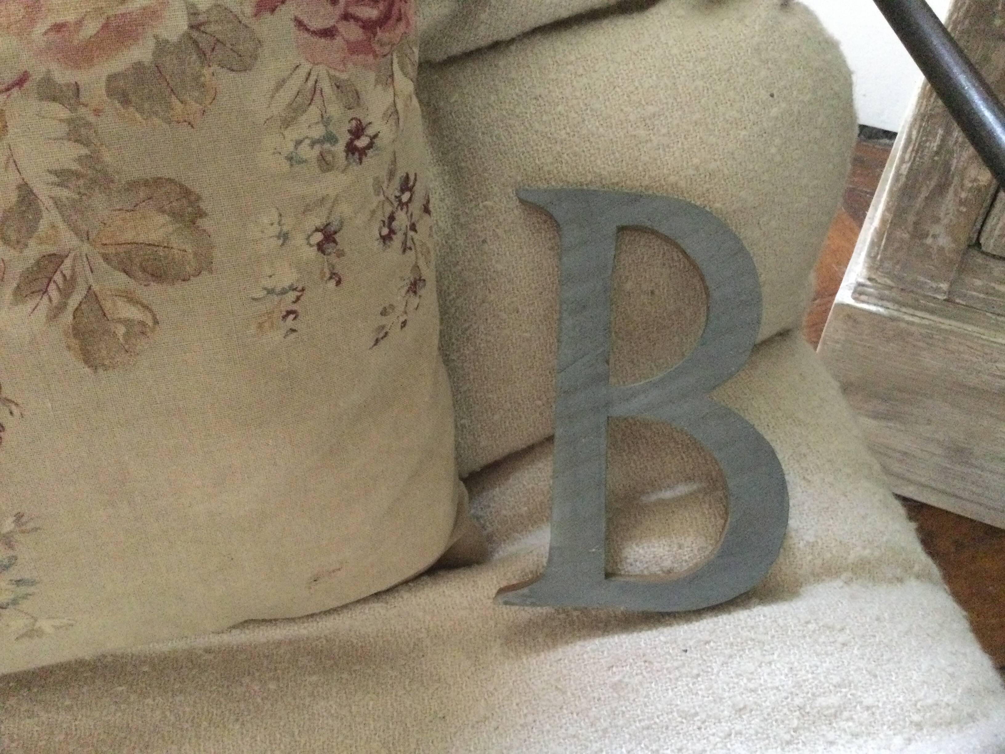 Wooden letter