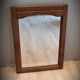 Miroir bois moustache