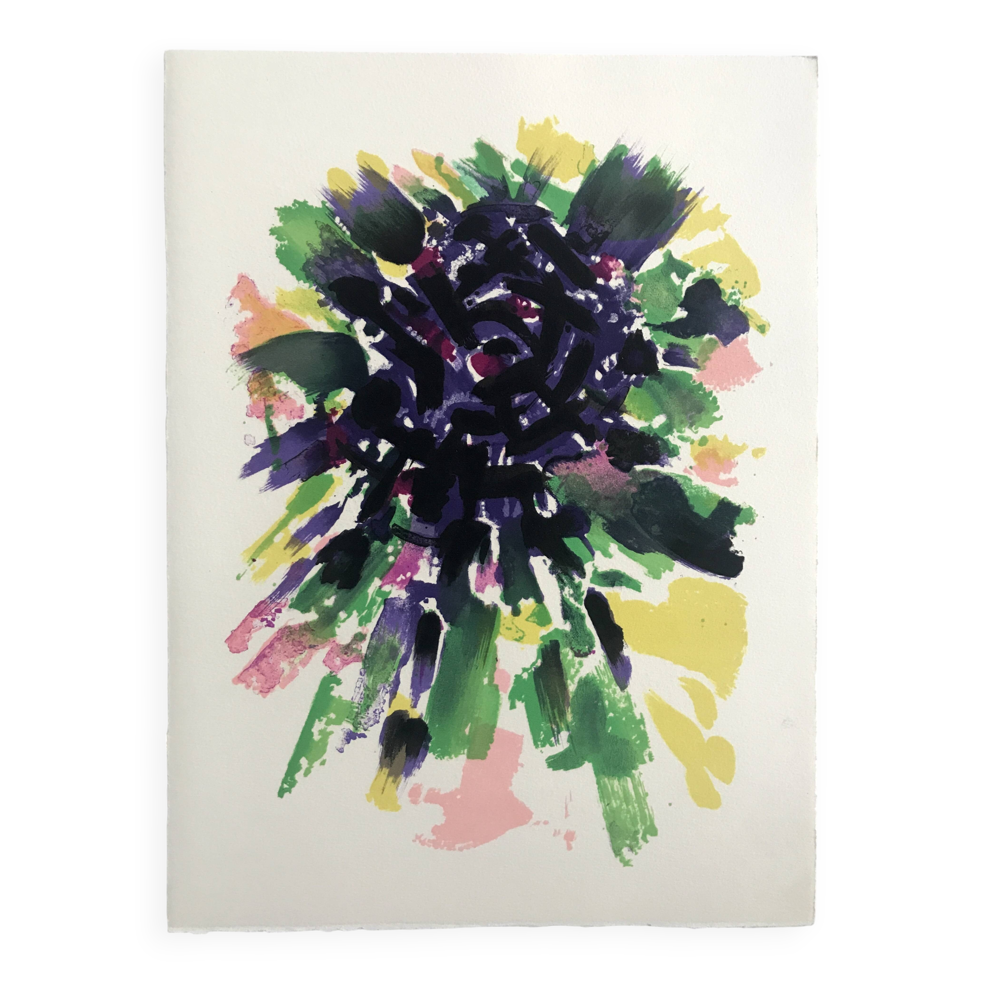 Alfred MANESSIER The Labyrinth II, 1978. Original lithograph