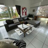 Leather corner sofa model Rive Gauche