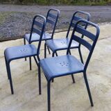 Suite de 4 chaises bistrot vintage