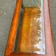 Louis XIV coffee table in solid wood and glass with 2 drawers