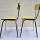 Set of 2 formica chairs