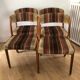 Série 4 chaises vintages style scandinave