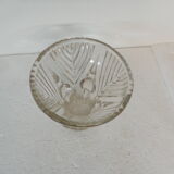 Vase en verre evasé à boules