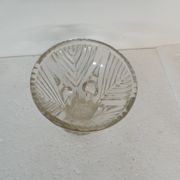 Vase en verre evasé à boules
