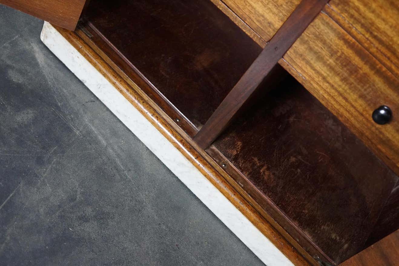 Antique dental practice in mahogany and marble Amsterdam around 1920