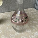 Carafe à liqueur émaillée en verre soufflé