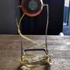 Orange metal lamp