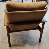 Two mid century armchairs vintage