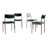 Quatre chaises de salle à manger hollandaises du milieu du siècle, c. 1960