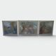 Set of Five Art Nouveau Decorative Panels. Allegory. French Work.