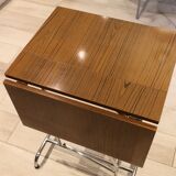 Table in folding brown Formica