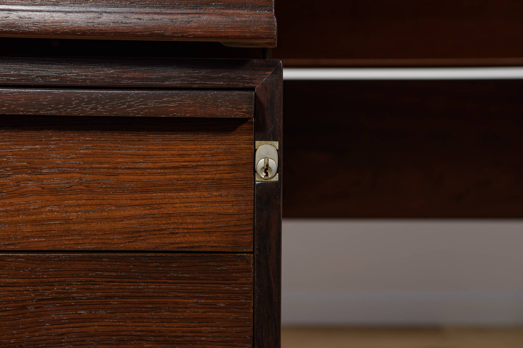 Mid-Century Rosewood Freestanding Desk FD 951 Model Diplomat.