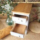 Wooden rag picker painted 50s