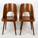 No. 515 Wooden Chairs by Oswald Haerdtl for TON, 1950s, Set of 2