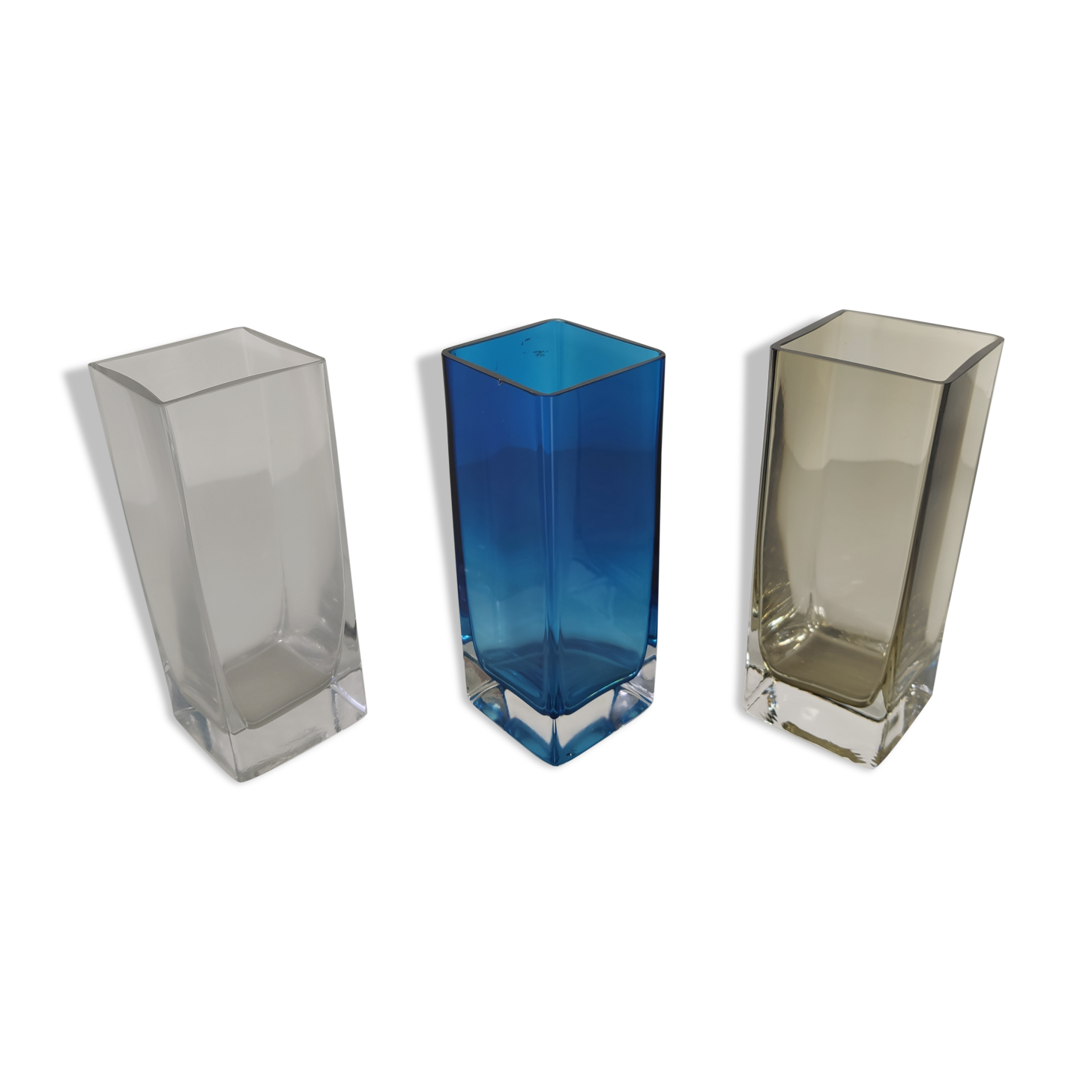 Lot de 3 vases Gunnar Ander Suède années 60