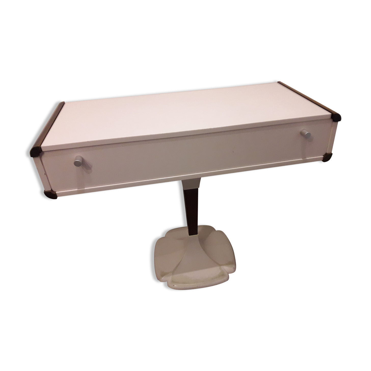 Coiffeuse/console pied trèfle
