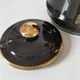 Vintage black and gold teapot RIO – Art Deco style
