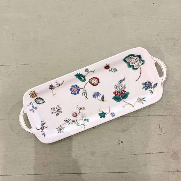 Cake or cake dish in Limoges porcelain, Bernardaud