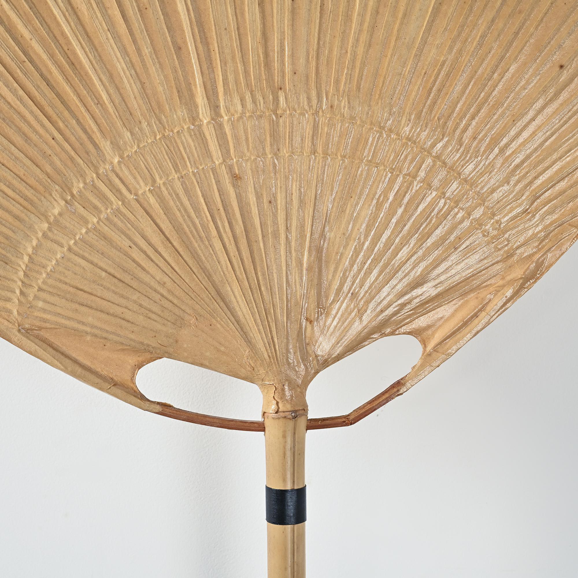 Pair of Uchiwa II wall lights by Ingo Maurer, Design M 1973