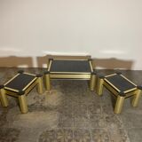 Coffee table and end of sofa design 1970