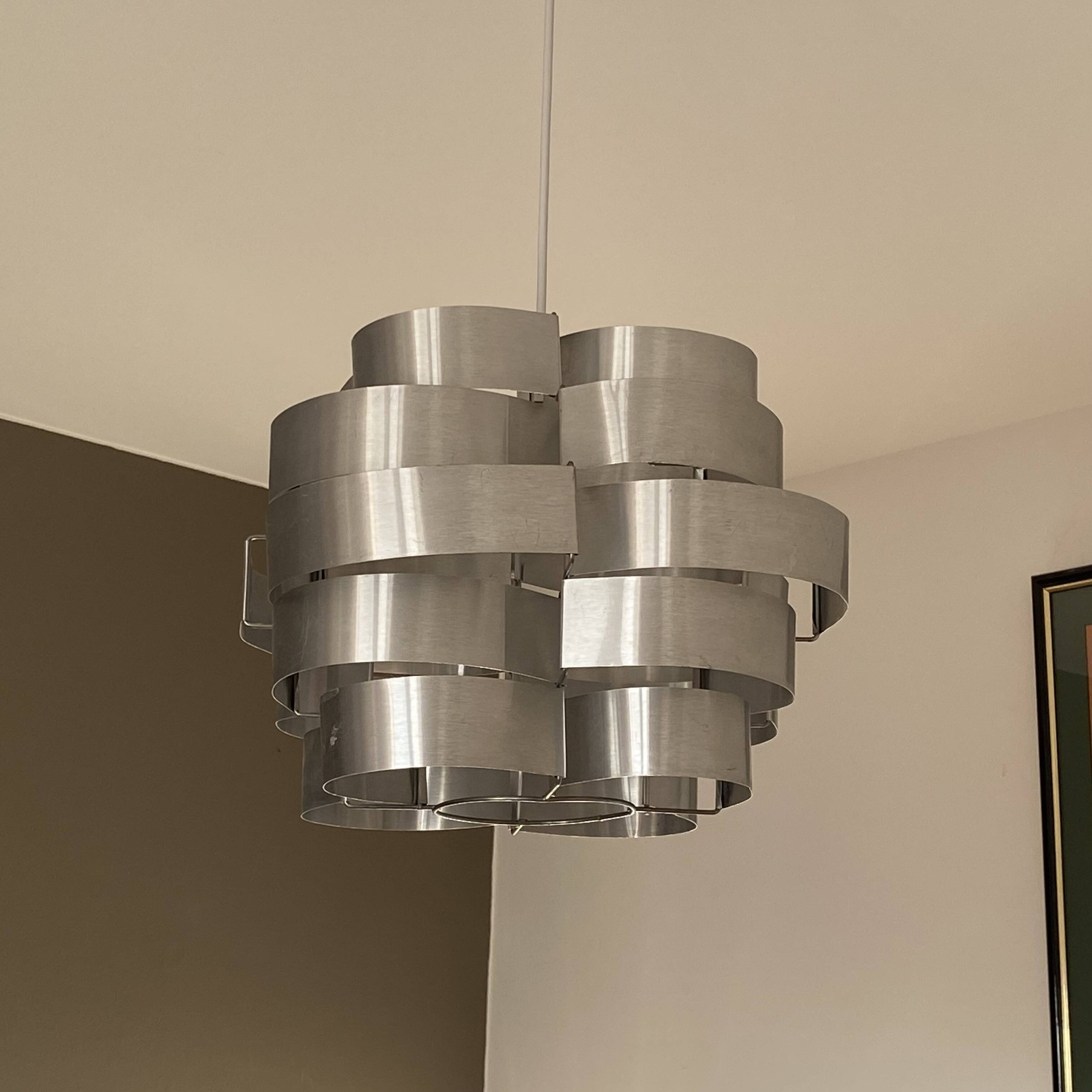 Large max sauze pendant light. space age.1970.
