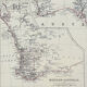 Map of The Atlantic Ocean c1869 Keith Johnston Royal Atlas Hand coloured map