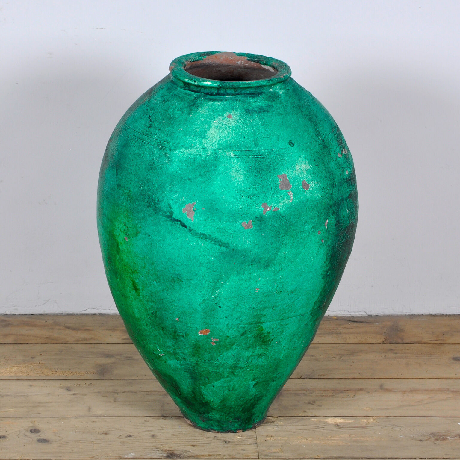 Turkish Terracotta Olive Jar Or Garden Urn