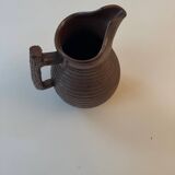 Large antique ceramic stoneware jug, glazed, 1950.