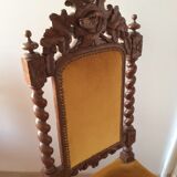 Paire de chaises chauffeuses style Henri II